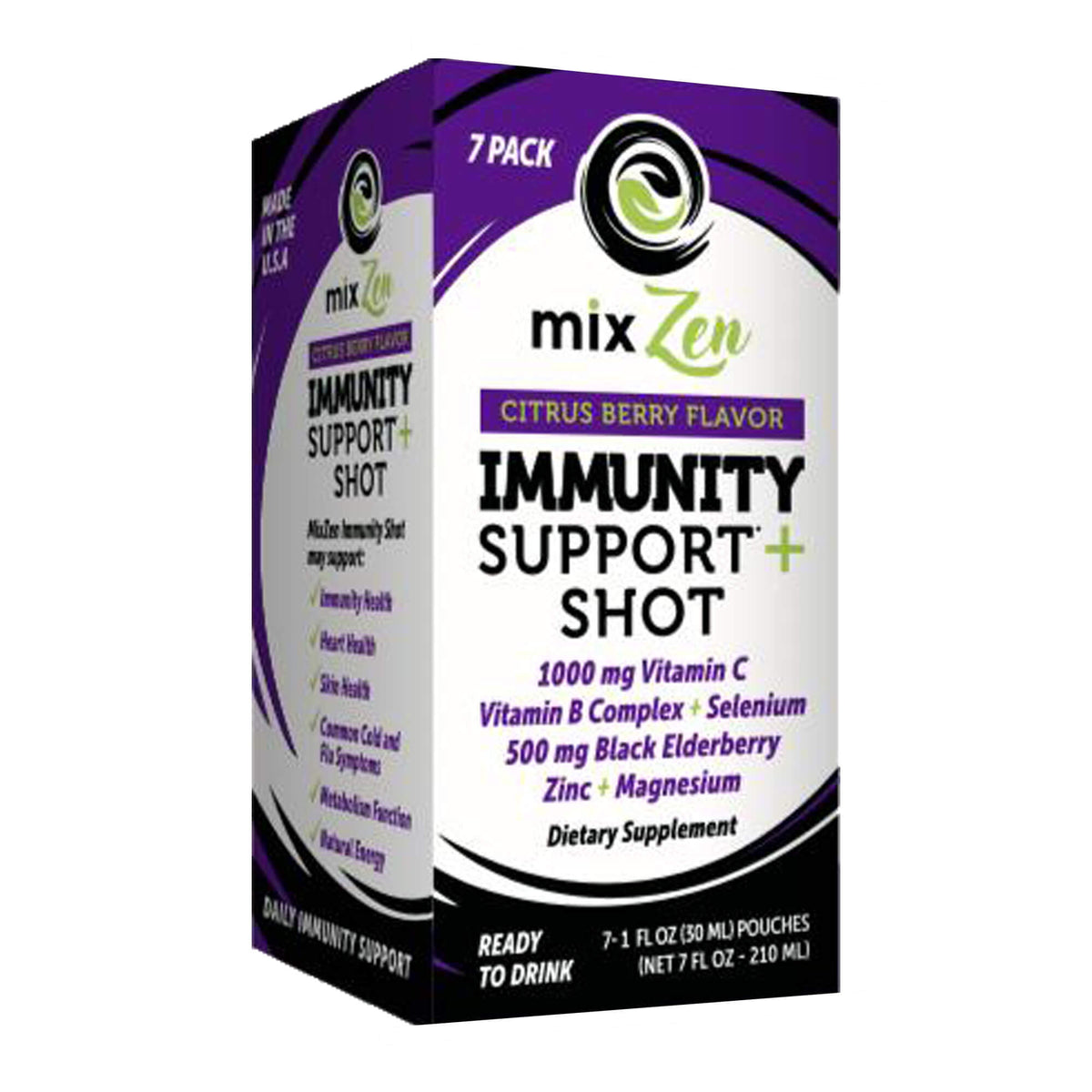 mixZen Immunity Support Shot 7 Day Supply – mix-zen